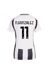 Fotbalové Dres Juventus Nicolas Gonzalez #11 Dámské Domácí Oblečení 2024-25 Krátký Rukáv